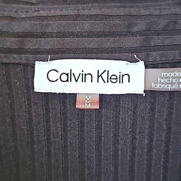 Calvin Klein, Black Drawstring Top, Medium - Picture 2 of 7